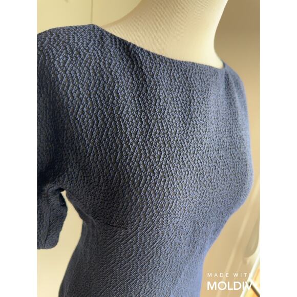 M.M. LaFleur The Susana Dress in Navy Size 2 KNee Length Business Cocktail - Picture 6 of 7